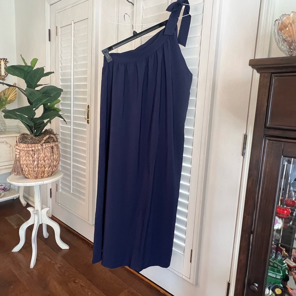 SHEIN Navy Blue Women's Jumpsuit CHECK MEASUREMENTS. APPROX US Size 10 - Picture 2 of 4